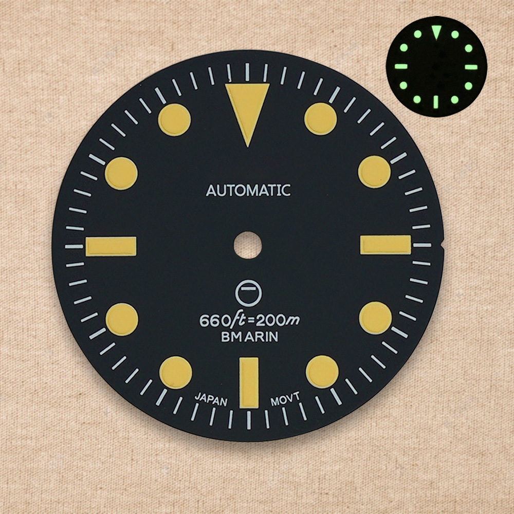 28.5mm S Logo Retro dial Green - Reel Case review and price